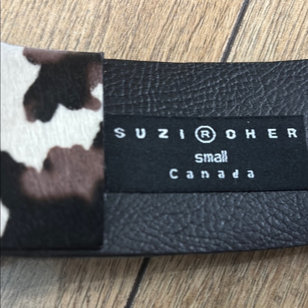 Black and White Camouflage Belt with Adjustable Fit - Picture 5 of 6